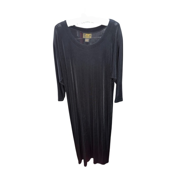 A touch of class Dresses & Skirts - Black Sheath Dress with 3/4 Dolman Sleeves and Scoop Neck